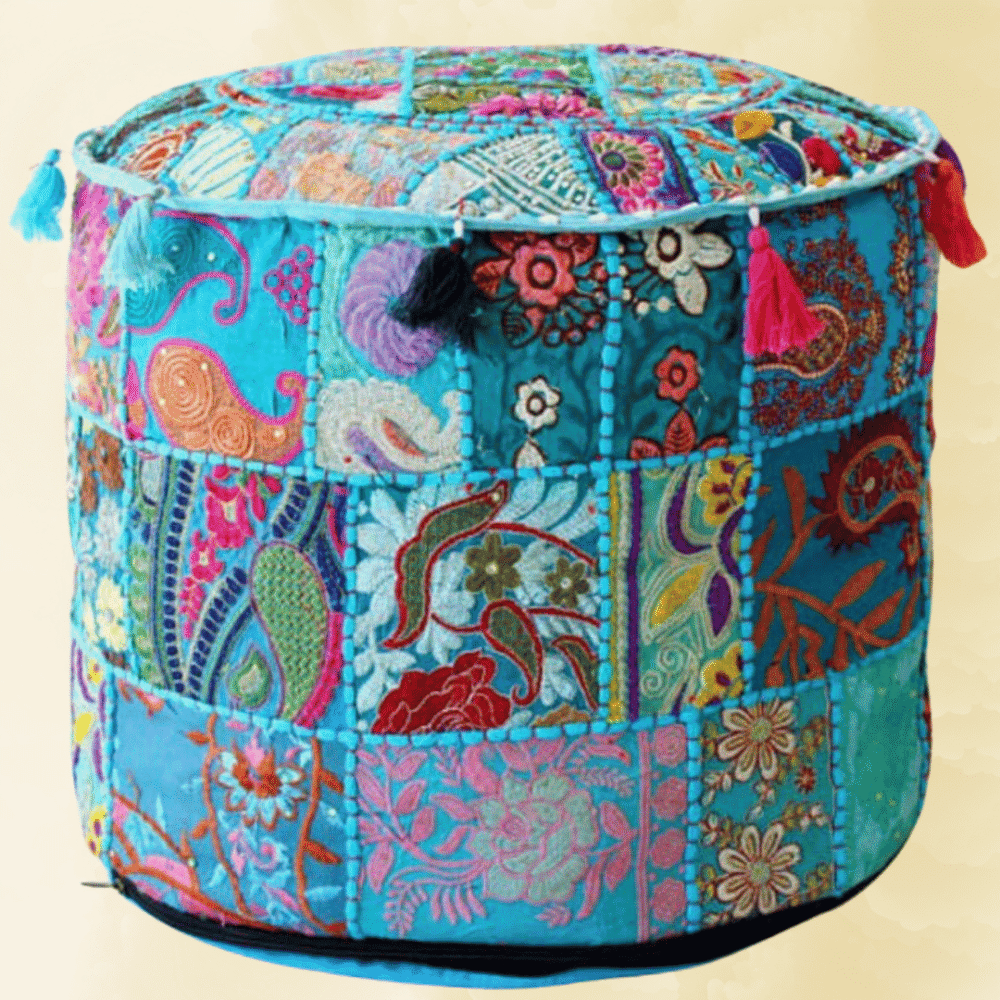 Patchwork Pouf